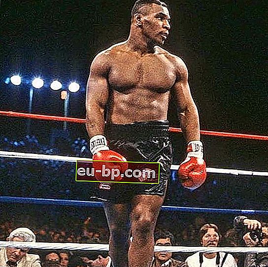 Peninju profesional Mike Tyson Amerika