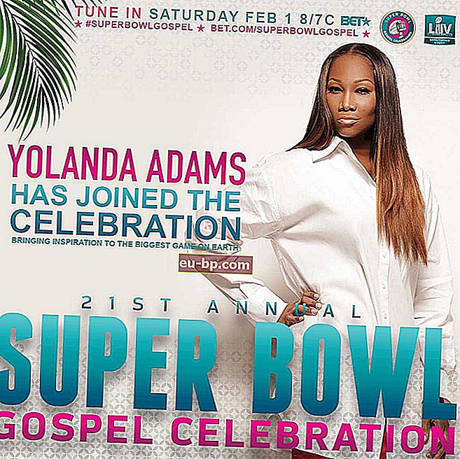 Perayaan Injil Yolanda Adams Super Bowl