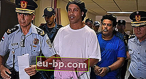 ロナウジーニョと彼の兄弟がロベルト逮捕されている